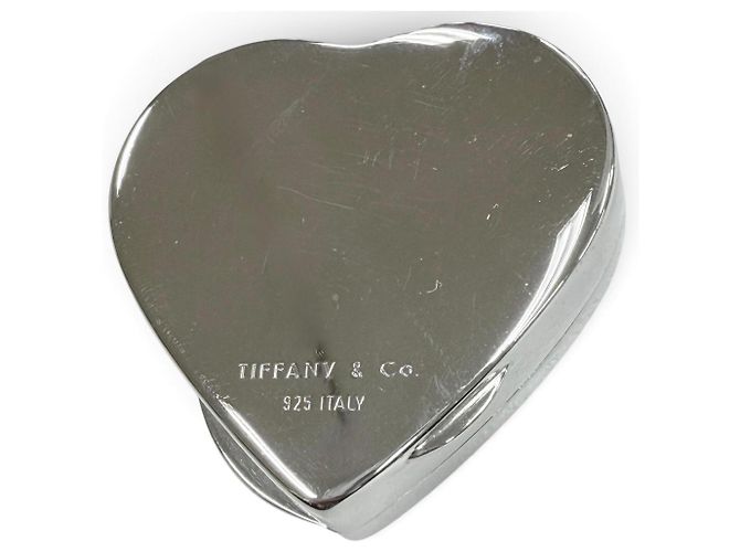 Tiffany & Co Boîtier à pilules Tiffany 925 motif cœur Argenté - vue 2