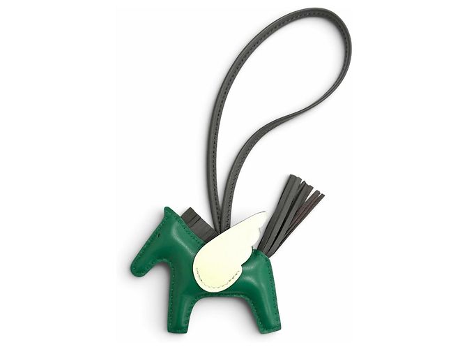 Hermès Hermes Rodeo Charm Pegase PM Marrone Verde - vista 4