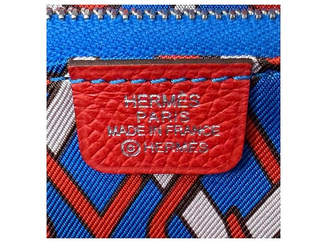 Hermès Hermes Azap Compact Coin Case Azul - vista 10