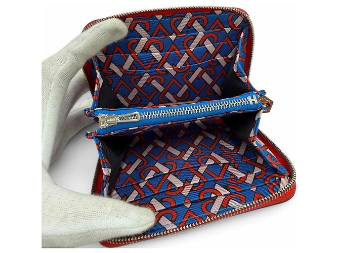 Hermès Hermes Azap Compact Coin Case Azul - vista 6