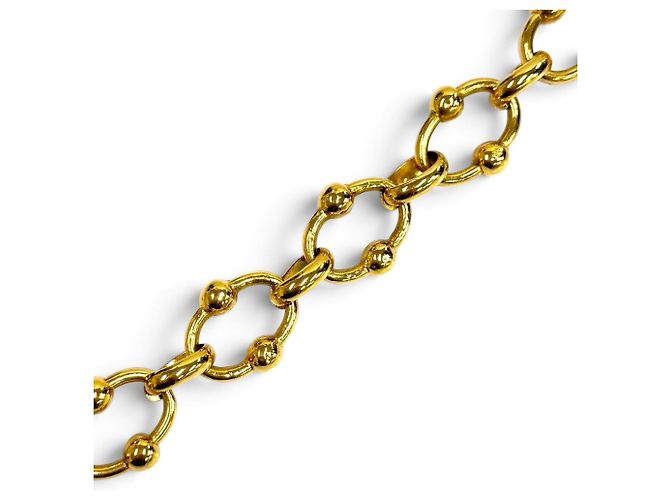 Cintura a catena Chanel Vintage 23 Coco Mark D'oro - vista 4