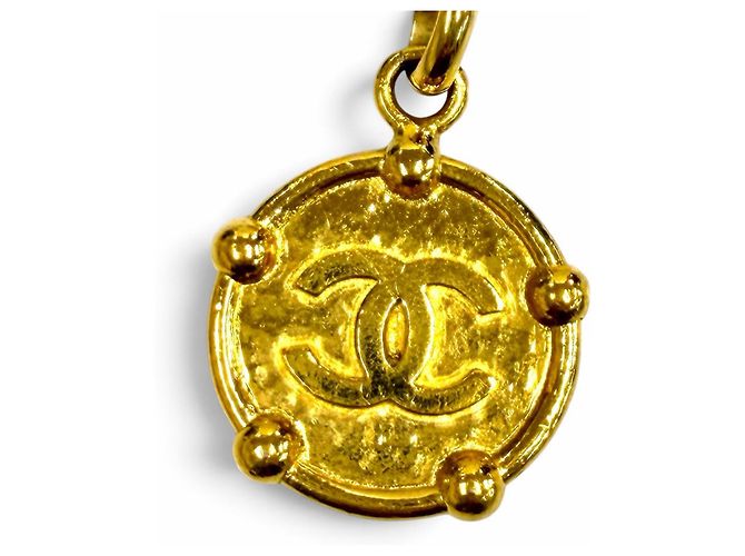 Cintura a catena Chanel Vintage 23 Coco Mark D'oro - vista 5