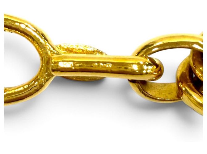 Cintura a catena Chanel Vintage 23 Coco Mark D'oro - vista 6