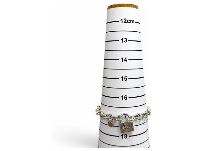 Bracciale con charm Tiffany & Co. 1837 Lock Argento - vista 10