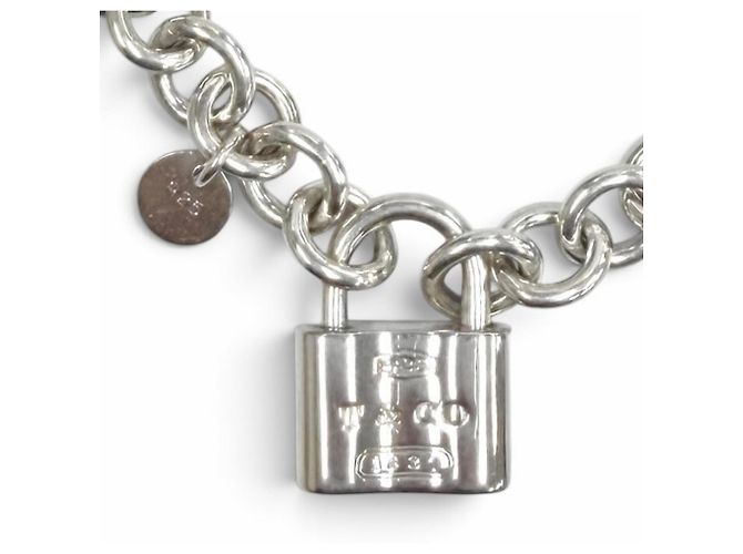Bracciale con charm Tiffany & Co. 1837 Lock Argento - vista 2