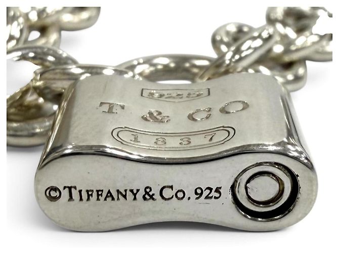 Bracciale con charm Tiffany & Co. 1837 Lock Argento - vista 7