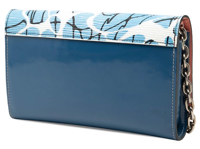 Louis Vuitton Blue Epi Aqua Twist Wallet on Chain - vista 2