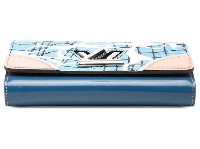 Louis Vuitton Blue Epi Aqua Twist Wallet on Chain - vista 3
