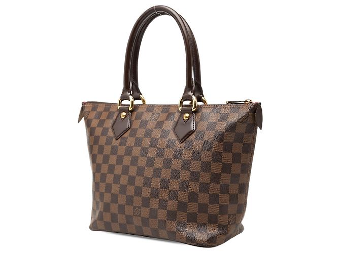 Louis Vuitton Brown Damier Ebene Saleya PM Marrone - vista 2