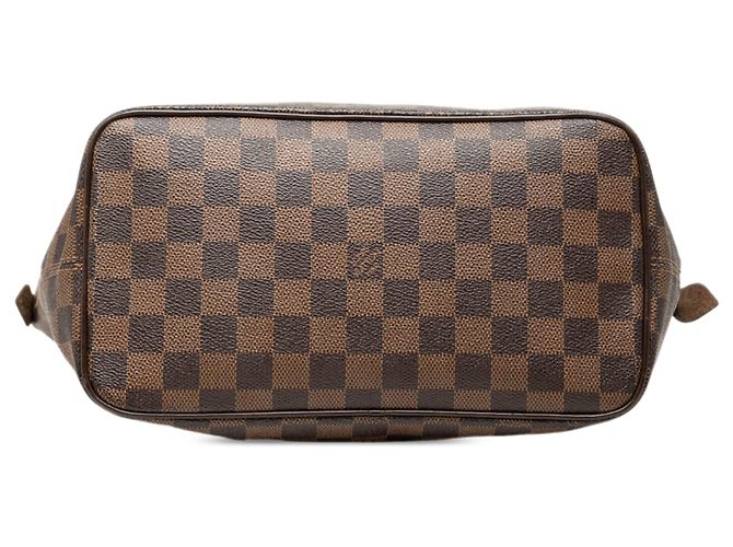 Louis Vuitton Brown Damier Ebene Saleya PM Marrone - vista 3