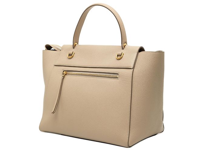 Belt Bag Céline Bolso cinturón Celine Mini de piel de ternera granulada Beige - vista 2