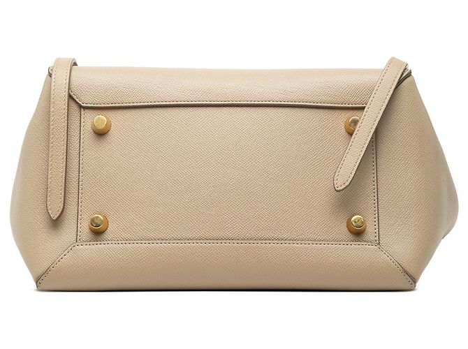 Belt Bag Céline Bolso cinturón Celine Mini de piel de ternera granulada Beige - vista 3