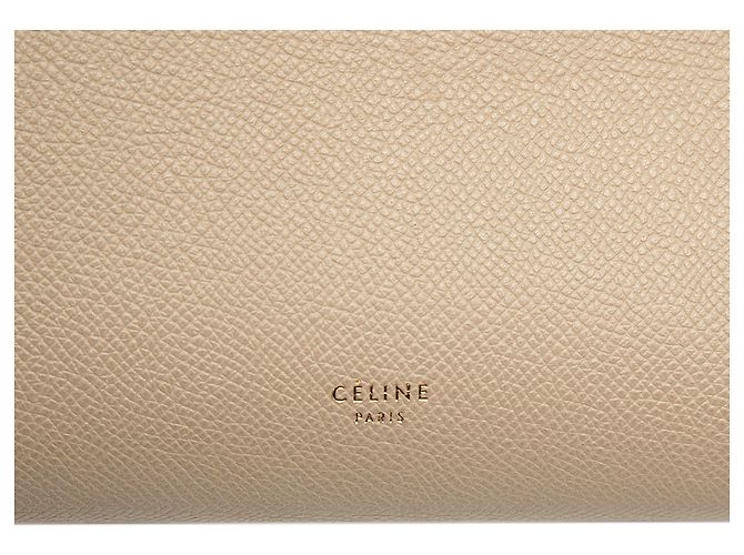 Belt Bag Céline Bolso cinturón Celine Mini de piel de ternera granulada Beige - vista 5