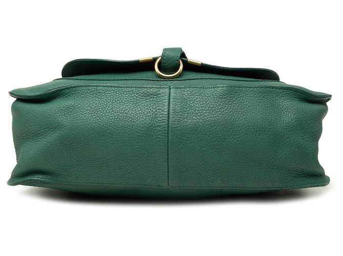Sac Satchel Marcie Chloé en cuir vert taille Medium - vue 3