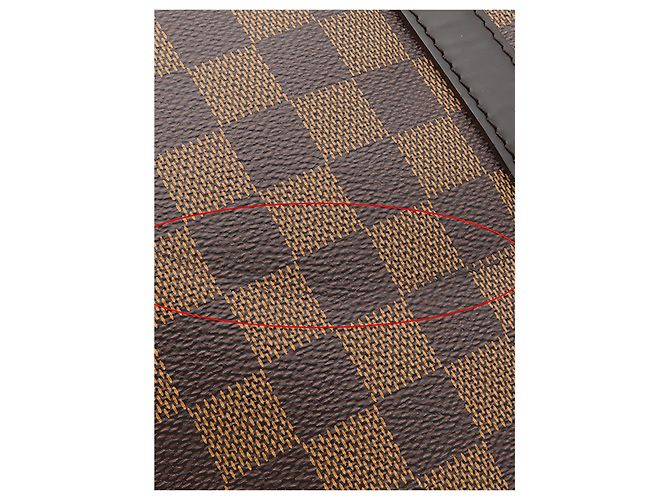 Louis Vuitton Brown Damier Ebene Porte Documents Voyage PM Marrone - vista 11