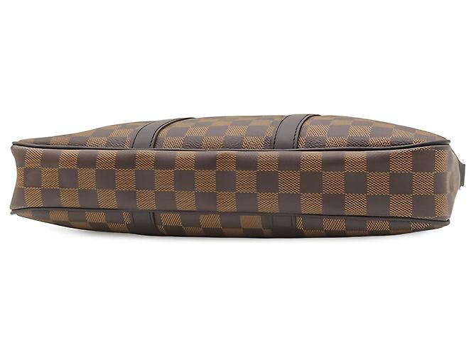 Louis Vuitton Brown Damier Ebene Porte Documents Voyage PM Marrone - vista 3