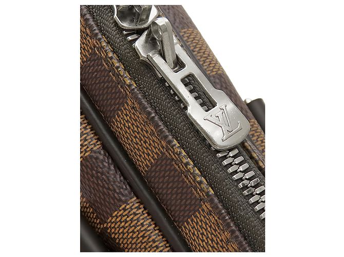 Louis Vuitton Brown Damier Ebene Porte Documents Voyage PM Marrone - vista 6