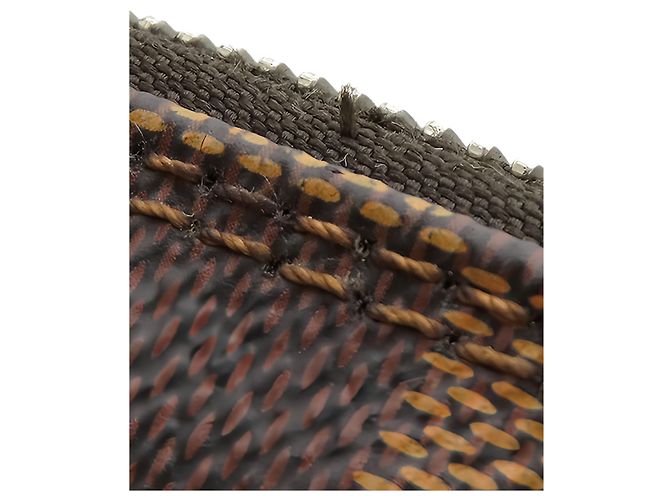 Louis Vuitton Brown Damier Ebene Porte Documents Voyage PM Marrone - vista 8