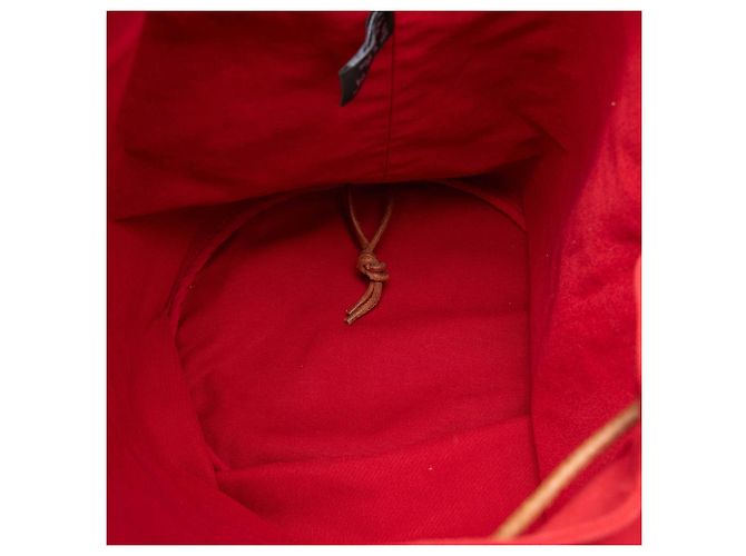 Hermès Red Toile Polochon Mimile Rosso - vista 4