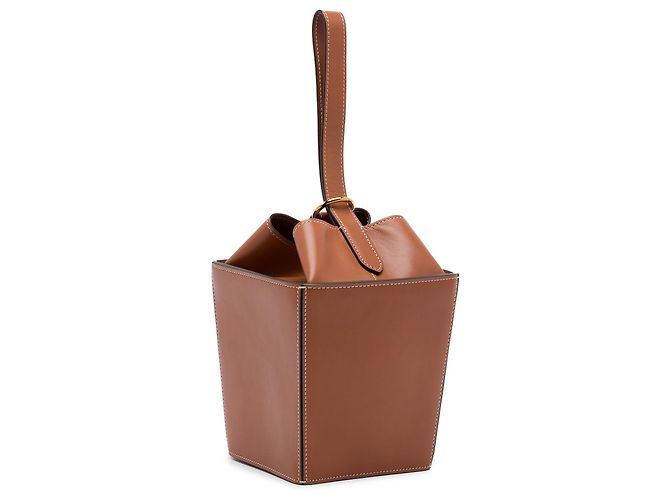 16 Céline Borsa Box in pelle marrone con tracolla Celine - vista 2