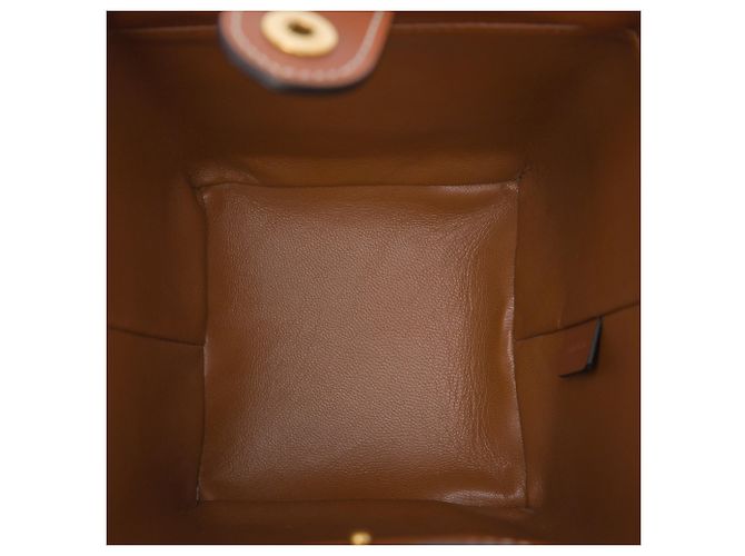 16 Céline Borsa Box in pelle marrone con tracolla Celine - vista 4