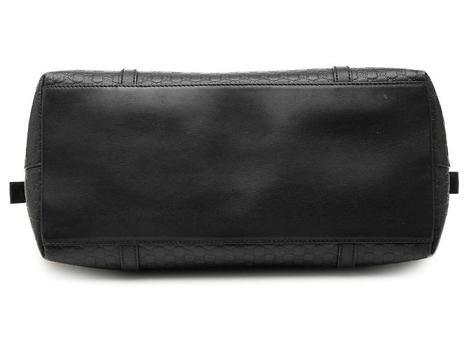 Borsa Satchel Dome Gucci Large Microguccissima Nera Nero - vista 3