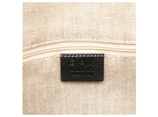 Borsa Satchel Dome Gucci Large Microguccissima Nera Nero - vista 5