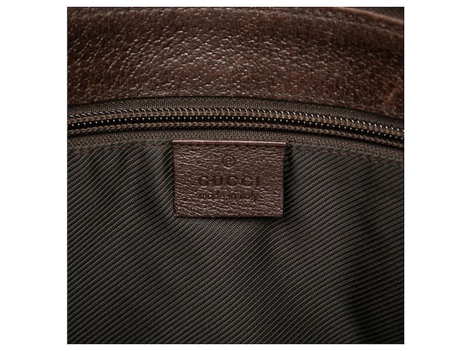 Borsa a tracolla Gucci in tela GG beige - vista 5