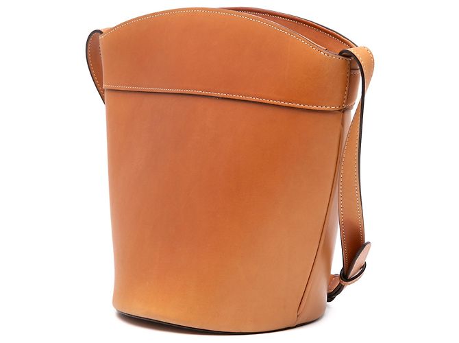 Céline Borsa bucket Crecy in pelle marrone Celine - vista 2