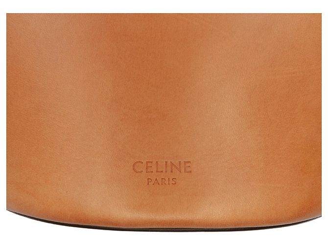 Céline Borsa bucket Crecy in pelle marrone Celine - vista 5