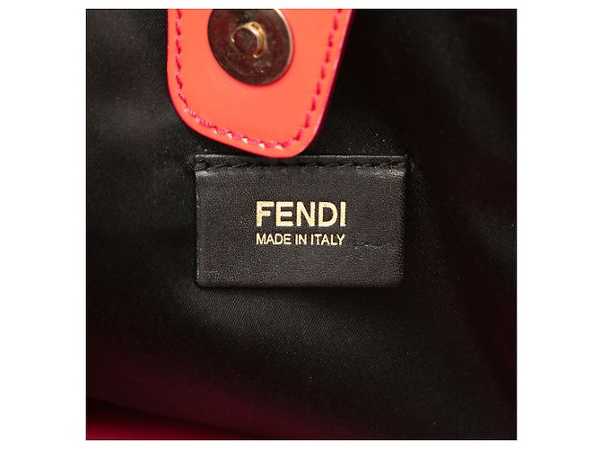 Borsa a tracolla Fendi in tela Zucchino nera Nero - vista 5