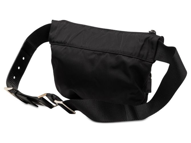 Borsello da cintura Prada in Tessuto nero multi-tasche - vista 2