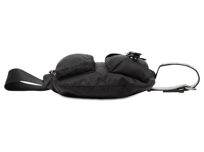 Borsello da cintura Prada in Tessuto nero multi-tasche - vista 3