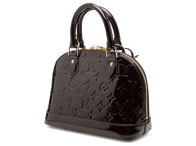 Louis Vuitton Purple Monogram Vernis Alma BB Púrpura - vista 2