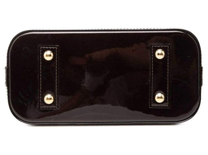 Louis Vuitton Purple Monogram Vernis Alma BB Púrpura - vista 3