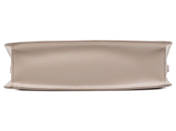 Borsa a tracolla Prada Brown Mini Saffiano Lux Marrone Carne - vista 3