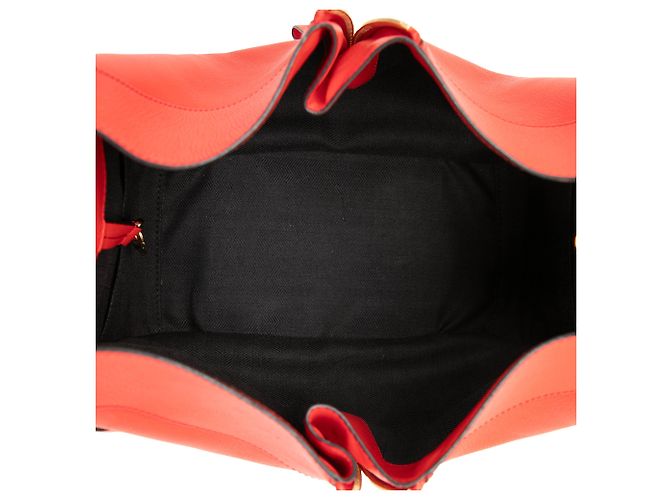 Borsa LOEWE Hammock Small in pelle di vitello rossa Rosso - vista 4
