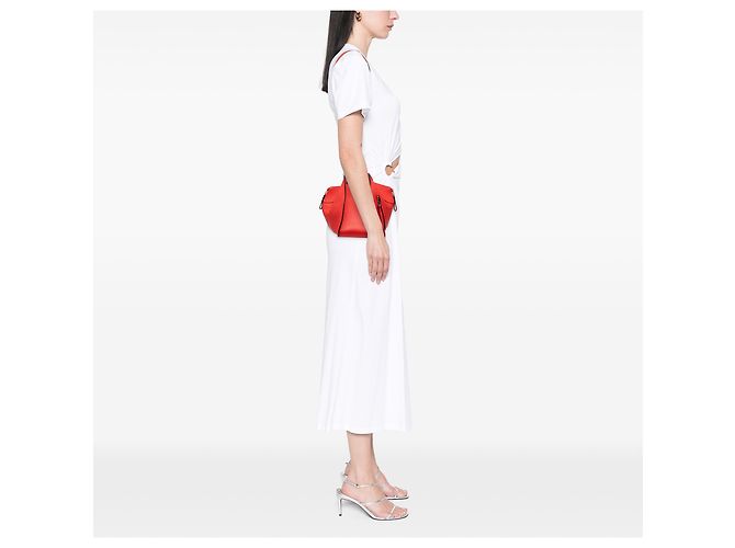 Borsa LOEWE Hammock Small in pelle di vitello rossa Rosso - vista 6