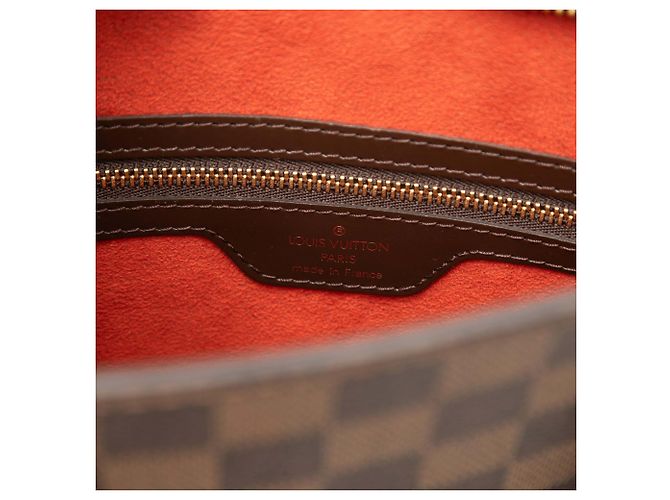 Louis Vuitton Brown Damier Ebene Venice Sac Plat Marrone - vue 5
