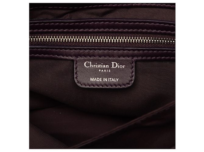 Borsa a tracolla Dior New Lock in pelle d'agnello Cannage viola Porpora - vista 5