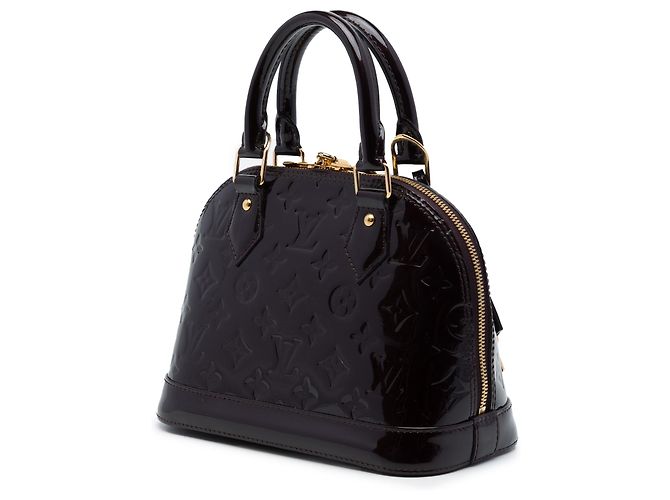 Louis Vuitton Purple Monogram Vernis Alma BB Porpora - vista 2