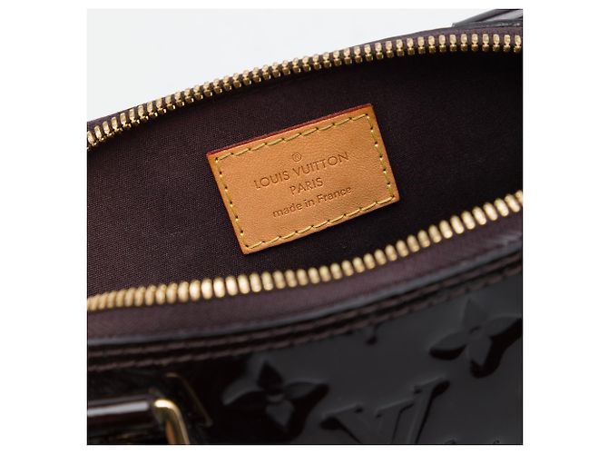 Louis Vuitton Purple Monogram Vernis Alma BB Porpora - vista 5