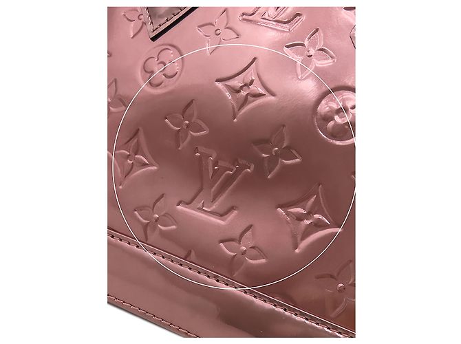 Louis Vuitton Pink Monogram Vernis Alma BB Rosa Dourado - vista 11