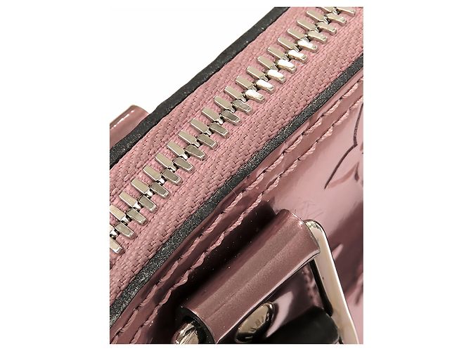 Louis Vuitton Pink Monogram Vernis Alma BB Rosa Dourado - vista 8