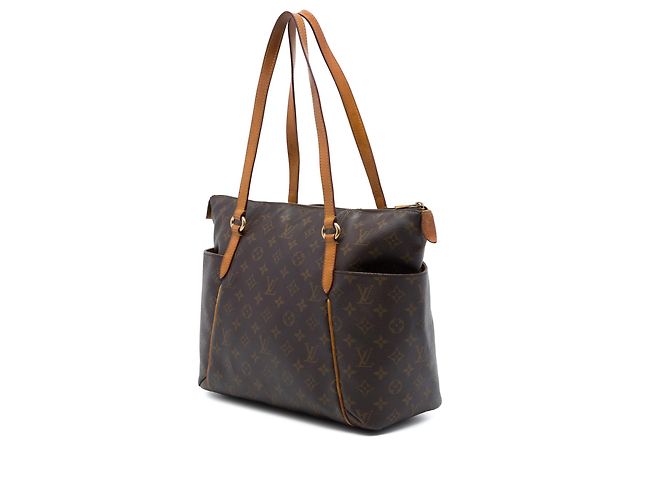 Louis Vuitton Brown Monogram Totally MM Castaño - vista 2