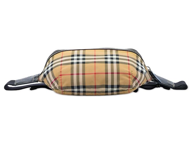 Borsa cintura Sonny Burberry in nylon beige Medium House Check - vista 3