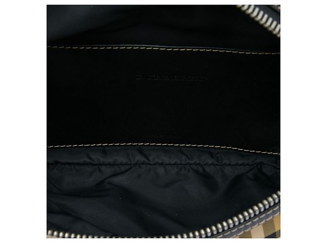 Borsa cintura Sonny Burberry in nylon beige Medium House Check - vista 4