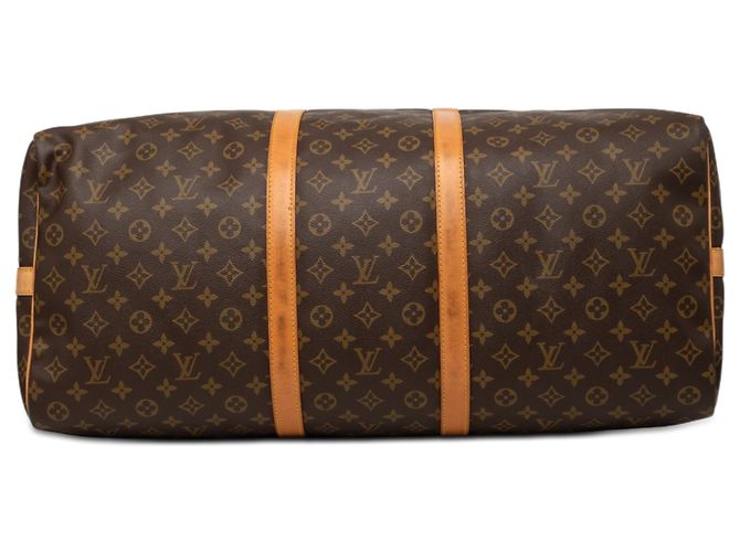 Louis Vuitton Brown Monogram Keepall Bandouliere 60 Marrone - vista 3
