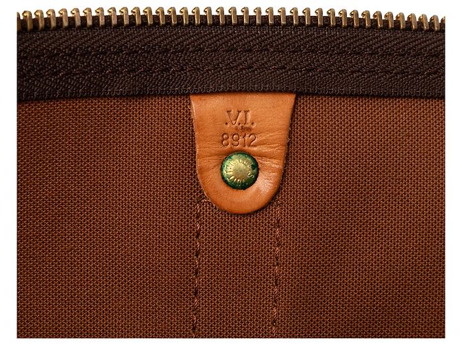 Louis Vuitton Brown Monogram Keepall Bandouliere 60 Marrone - vista 5