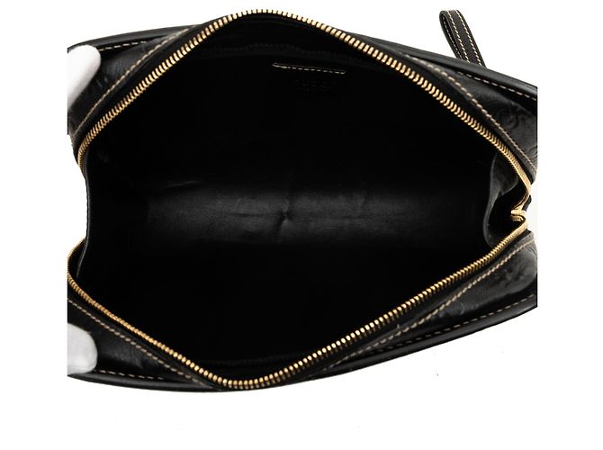 Clutch Gucci Black Guccissima Nero - vista 4